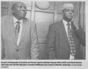 Wario pleads not guilty in Rio scandal as DPP spares Keino (2)